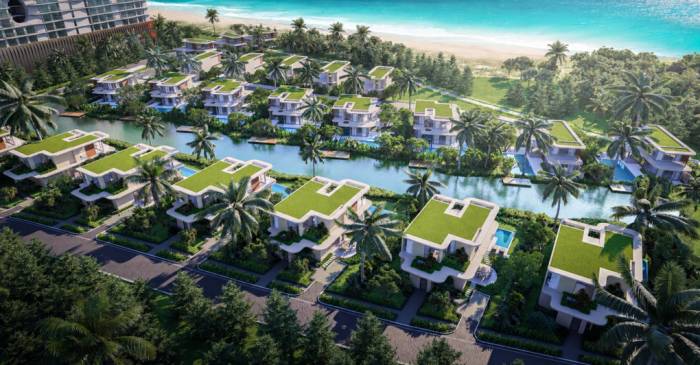 Biệt thự tại Maia Resort Ho Tram được thiết kế chú trọng sự riêng tư, cho phép ôtô ra vào tận cửa. Ảnh: Maia Resort Ho Tram