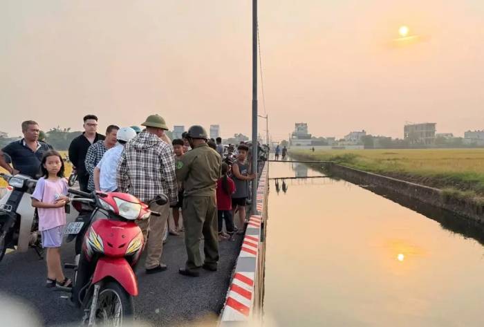 Khu vực ông Khải cứu hai bé gái rồi bị nạn. Ảnh: Giao Thuỷ