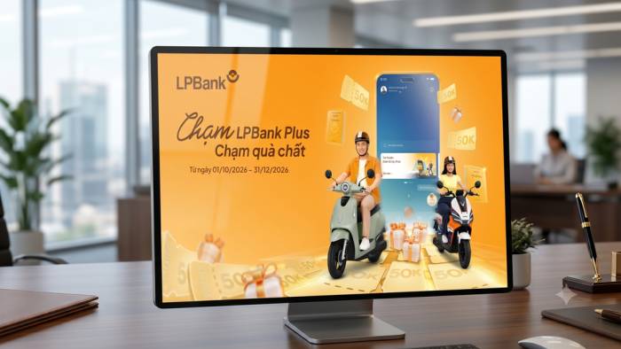 Chương trình Chạm LPBank Plus - Chạm quà chất. Ảnh: LPBank