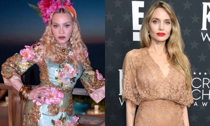 Chân dung danh ca Madonna và minh tinh Angelina Jolie. Ảnh: Instagram Madonna/ AFP