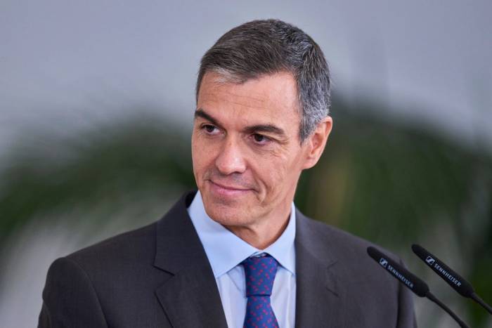Thủ tướng Tây Ban Nha Pedro Sanchez tại Madrid ngày 30/9. Ảnh: AP