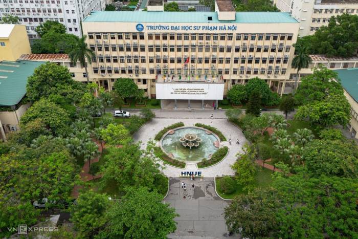 Khuôn viên trường Đại học Sư phạm Hà Nội (HNUE), tháng 7/2026. Ảnh: Hoàng Giang