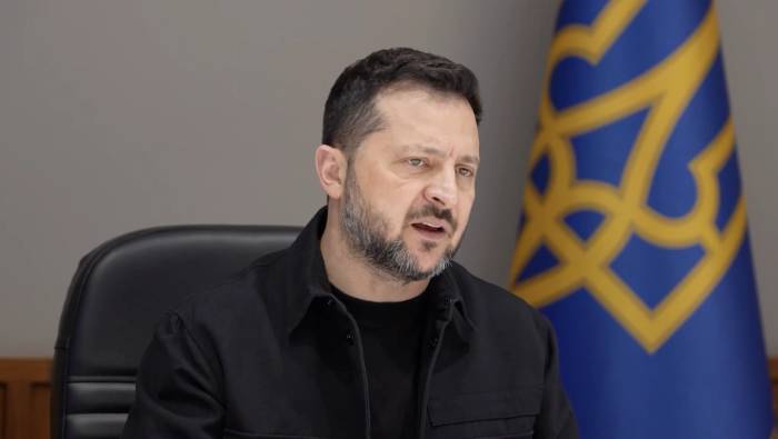 Tổng thống Ukraine Volodymyr Zelensky phát biểu trực tuyến tại Diễn đàn An ninh Warsaw ở Ba Lan ngày 12/10. Ảnh: X/ZelenskyyUa