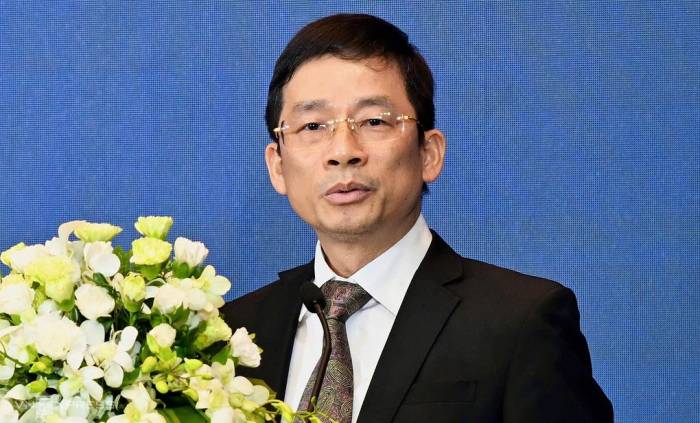 Ông Nguyễn Duy Hưng, Phó ban Chính sách, chiến lược Trung ương, phát biểu tại Diễn đàn Biển Việt Nam 2026, sáng 2/10. Ảnh: Giang Huy