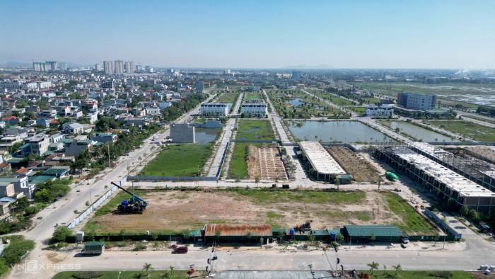 Dự án Khu dân cư Quảng Thành hiện trạng. Ảnh: Lam Sơn