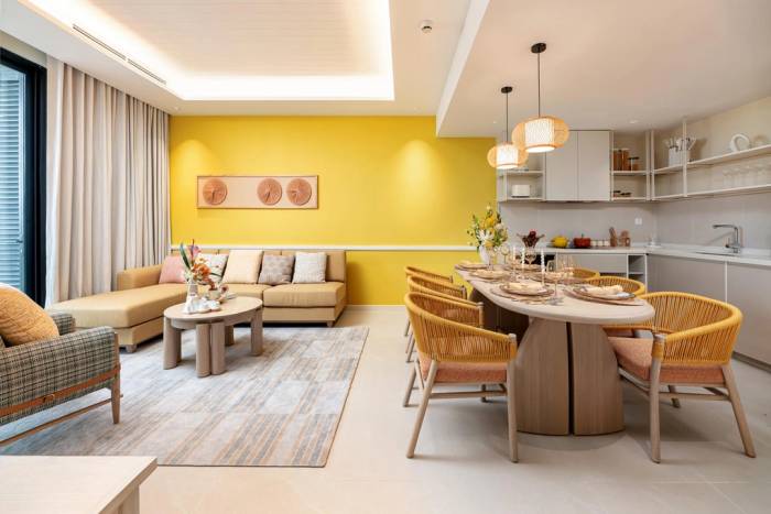 Thiết căn hộ mẫu tại Blanca City. Ảnh: Ánh Dương