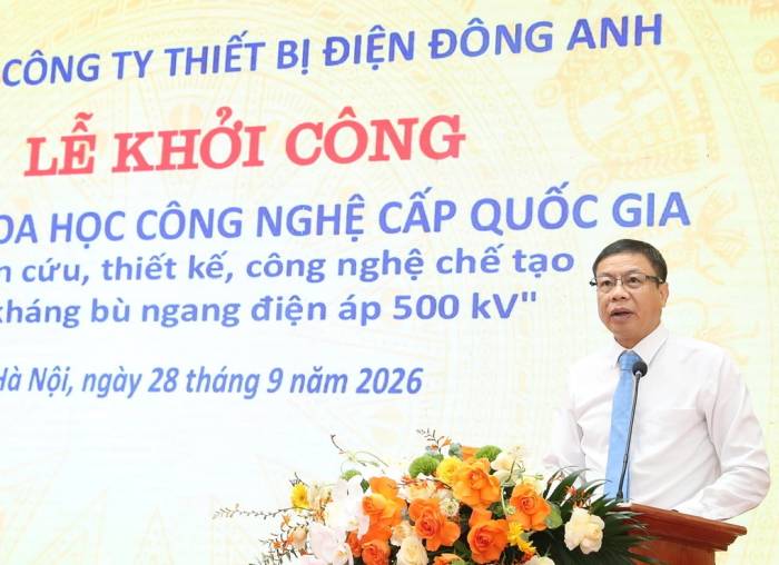 Thứ trưởng Khoa học và Công nghệ Lê Xuân Định phát biểu tại sự kiện, ngày 28/9. Ảnh: Trần Trung