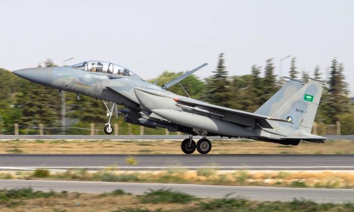 Tiêm kích F-15SA của Arab Saudi trong ảnh công bố ngày 31/8. Ảnh: Jet Photos