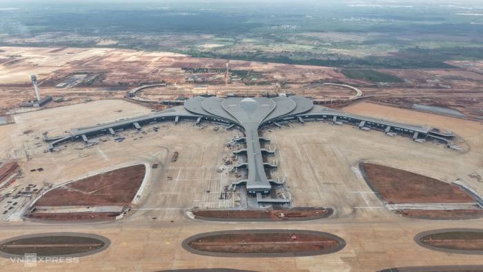 Công trường dự án sân bay Long Thành, tháng 5/2026. Ảnh: Phước Tuấn