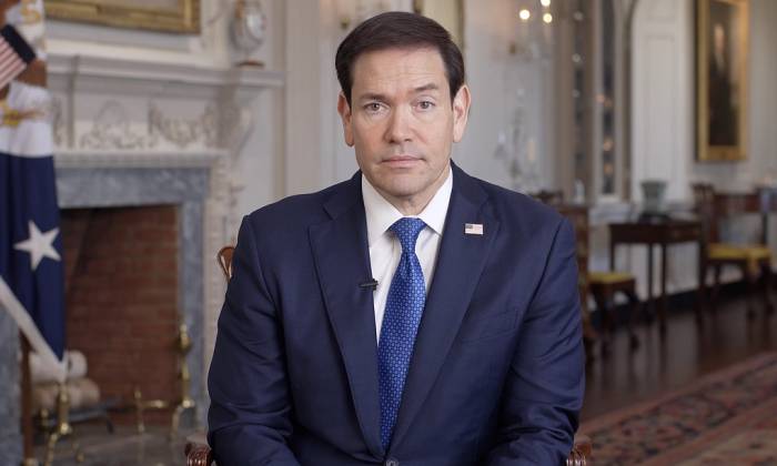 Ngoại trưởng Mỹ Marco Rubio thông báo lệnh trừng phạt đối với ICC ngày 9/10. Ảnh: X/SecRubio