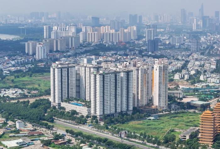 Bất động sản khu Đông TP HCM, ở TP Thủ Đức với các dự án chung cư, nhà phố, đất nền; tháng 10/2024. Ảnh: Quỳnh Trần
