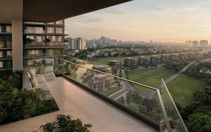 Tầm nhìn xanh riêng tư Maison Privée mang lại cho gia chủ. Ảnh:CapitaLand